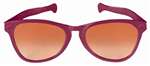 Burgundy Jumbo Sunglasses