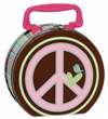 HIPPIE CHICK METAL ROUND BOX