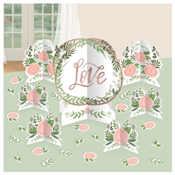 Love and Leaves Table Centerpiece Decoration Kit