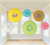 FISHER PRICE PAPER FAN BABY DECORATIONS