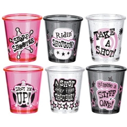 PARTY POSSE 6-SHOOTER SHOT GLASSES