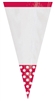 Cone Shaped Red Polka Dot Bags