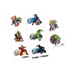 Avengers Powers Unite Temporary Tattoos