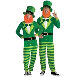 St. Patrick's Day Leprechaun Zipster Adult L/XL