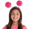 Pom Pom Headbopper - Pink