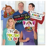 Over The Hill Jumbo Photo Props 5 Pack