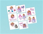 Sofia the First Princess Tattoo Favors