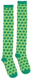 St Pat's Shamrock Knee Socks