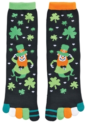 St Pats Toe Socks - Love Shamrock