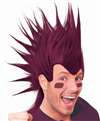 Burgundy Mohawk Wig