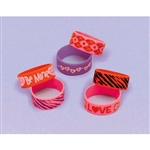 Valentine Day Cuff Band 6 Pack