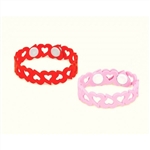 Valentine Heart Bracelet Silicone Bulk