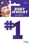 Prurple Glitter No.1 Body Jewelry