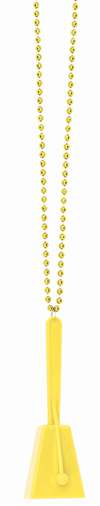 Yellow Clacker Necklace