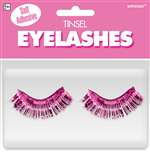 Pink Tinsel Eyelashes