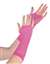 Pink Long Fishnet Gloves