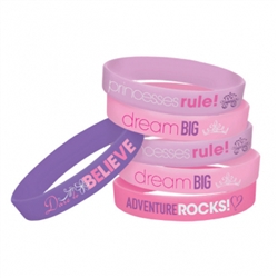 PRINCESS DREAM BIG RUBBER BRACELETS