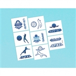 Volleyball Temporary Tattoos Favors