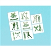 Lacrosse Crosse Check Temporary Tattoos