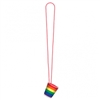 RAINBOW SHOT GLASS NECKLACE