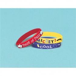 Mickey Mouse On The Go Rubber Bracelets Party Favors