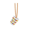 FIESTA BEAD CHAIN WITH SHOT GLASS