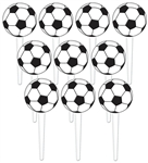 Soccer Ball Plastic Picks