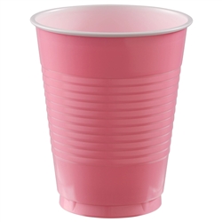 New Pink Cups 18 Oz - 20 Count