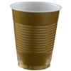 Gold Plastic 18 Oz Cups - 20 Count