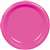 BRIGHT PINK 7in PLASTIC PLATES