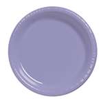 LAVENDER LUNCHEON PLASTIC PLATES 9in-20 CT