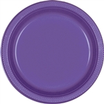 NEW PURPLE 9in PLASTIC PLATES