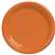 ORANGE DINNER PLASTIC PLATES 10.25in.-20 CT