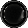 BLACK DINNER PLASTIC PLATES 10.25in.-20 CT