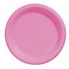 NEW PINK DINNER PLASTIC PLATES 10.25in.-20 CT