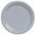 SILVER DINNER PLASTIC PLATES 10.25in.-20 PC