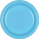 CARIBBEAN BLUE 10.25in. PLASTIC PLATES