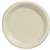 IVORY DINNER PLASTIC PLATES 10.25in.-20 CT