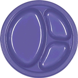 NEW PURPLE 10.25in. DIVIDED PLATES