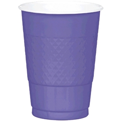 NEW PURPLE 16OZ PLASTIC CUPS