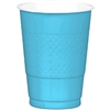 CARRIBEAN BLUE 16 OZ PLASTIC CUPS