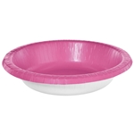 Bright Pink 20 Oz Paper Bowls - 20 Count