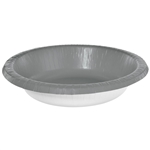 Silver 20oz Paper Bowls - 20 Ct