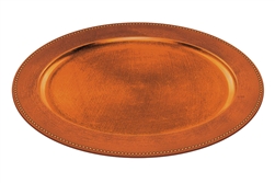 Elegant Orange Oval Platter