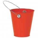 ORANGE PEEL METAL BUCKET