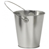 SILVER METAL BUCKET