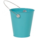 CARIBBEAN BLUE METAL BUCKET