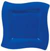 ROYAL BLUE 10" WAVY PLATES 10CT