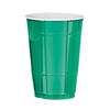 GREEN 16OZ CUPS PARTY PACK - 50CT