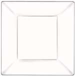 Square Clear Dinner Plastic Plates